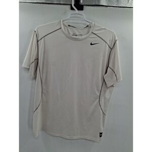 Nike Pro Combat Dri-FIT Fitted XXL White Shirt